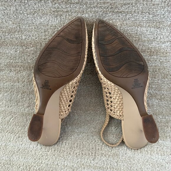 Impo Vasanti Boho Wedge Slingback Sandals Heels Shoes 8.5 - Picture 10 of 11